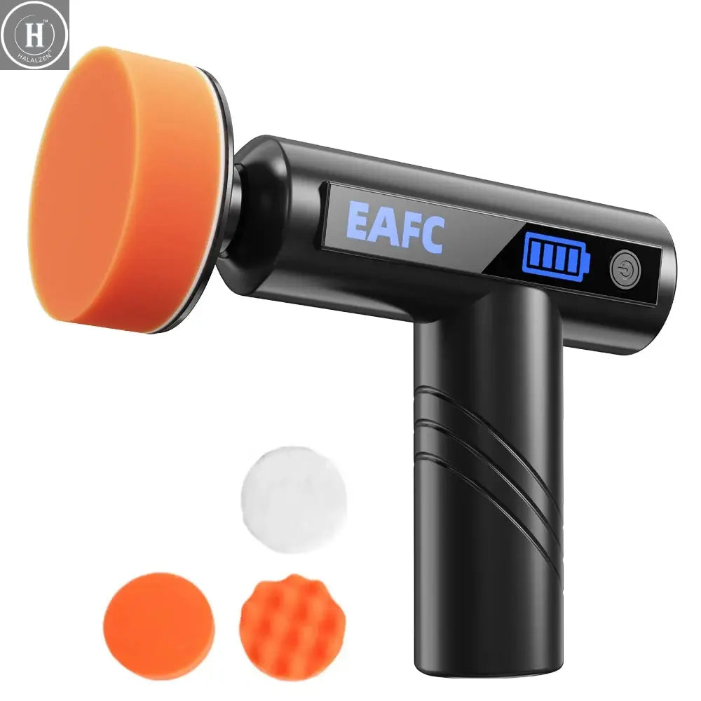 Electric Wireless Car Polisher Multi-functional Car Polishing Machine 4500mAh Scratches Repair Waxing Tools Home Car Dual-use HALALZEN