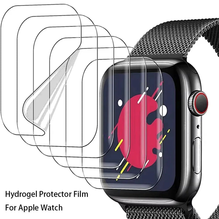 Soft TPU Hydrogel Protector Film For Apple Watch Ultra 9 8 7 SE 6 5 4 3 2 Clear Protector iwatch 49mm 45mm 41mm 44mm 40mm 42mm