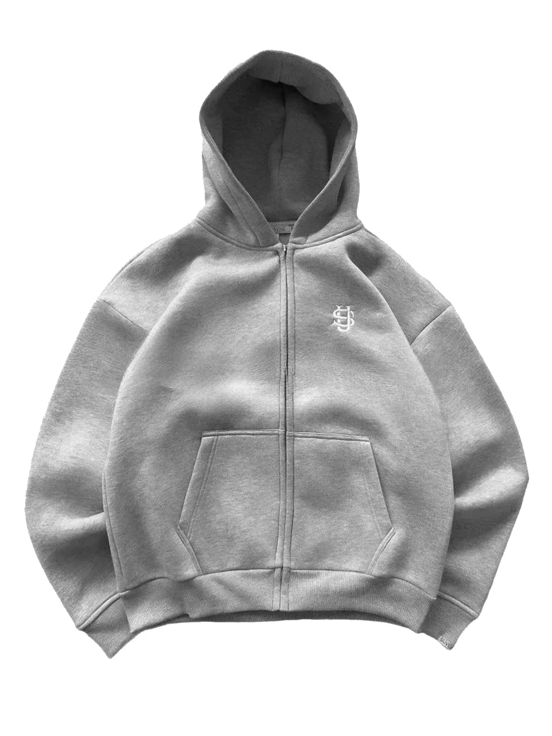 Casual Zip-up Hoodies for Women with Embroidered Patterns Fall Jackets Autumn Fashion Simple Style Outer Hoodie Jacket Unisex