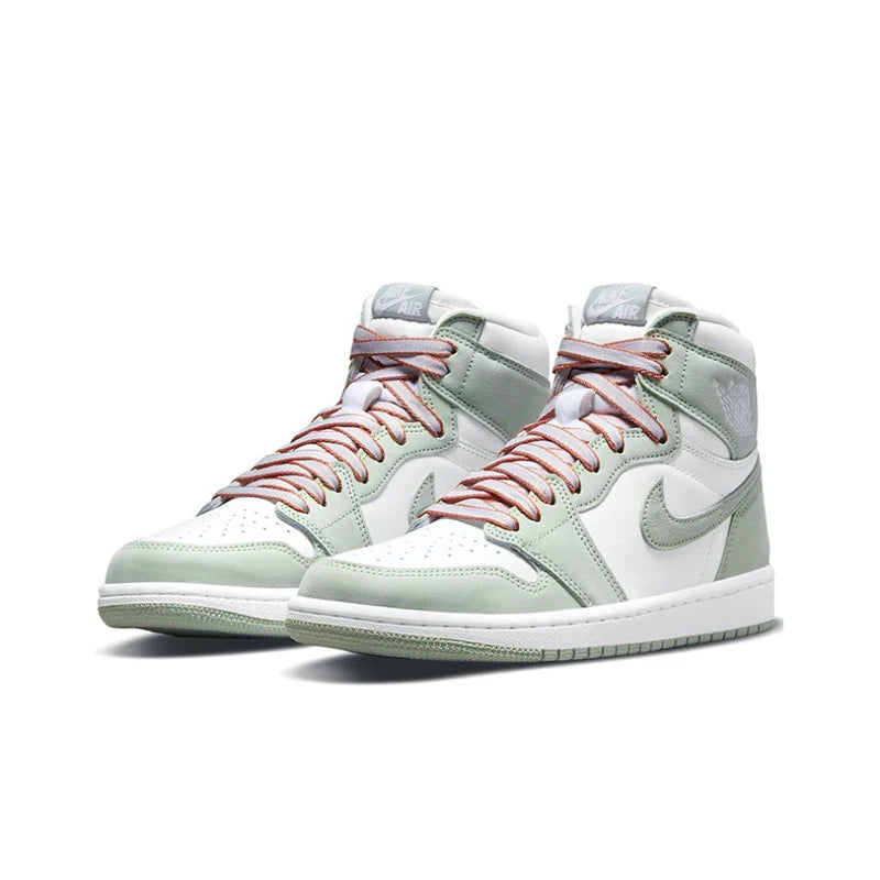 Original Jordan Air Jordan 1 High OG Retro "Silver Toe" Anti-Slip High Top Basketball Shoes Men's and Women's Sneakers