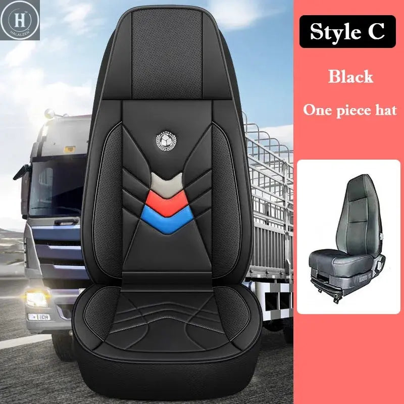 Universal Truck Lorry Bus Big Auto Seat Cushion Cover Mat For KAMAZ SCANIA IVECO ISUZU Volvo Renault Hino TATRA SANY Benz HALALZEN