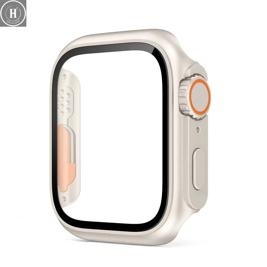 Glass+Case for Apple Watch 46mm 44mm 45mm 41mm 40mm 38mm 42mm Screen Protector Change Ultra Bumper iWatch Series 10 9 8 7 SE 6 5 HALALZEN