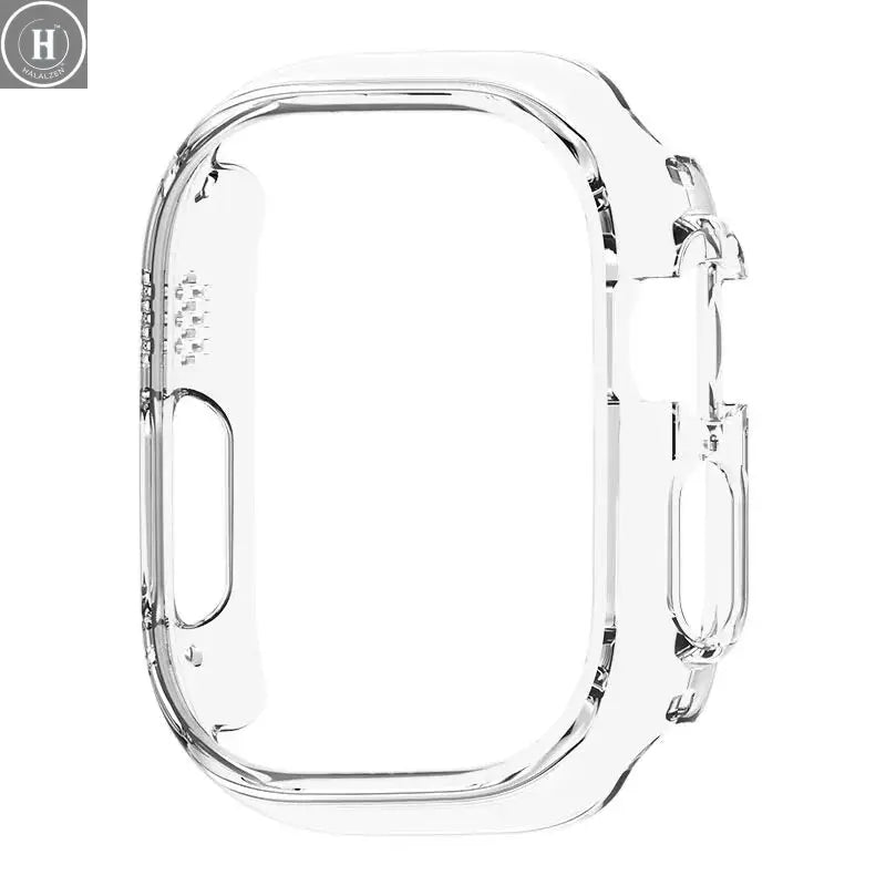 Cover Case For Apple Watch Ultra 2 3 49mm Accessories Hollow Hard PC Bumper Shell Protector iWatch Series Ultra 3 2 1 Protective HALALZEN