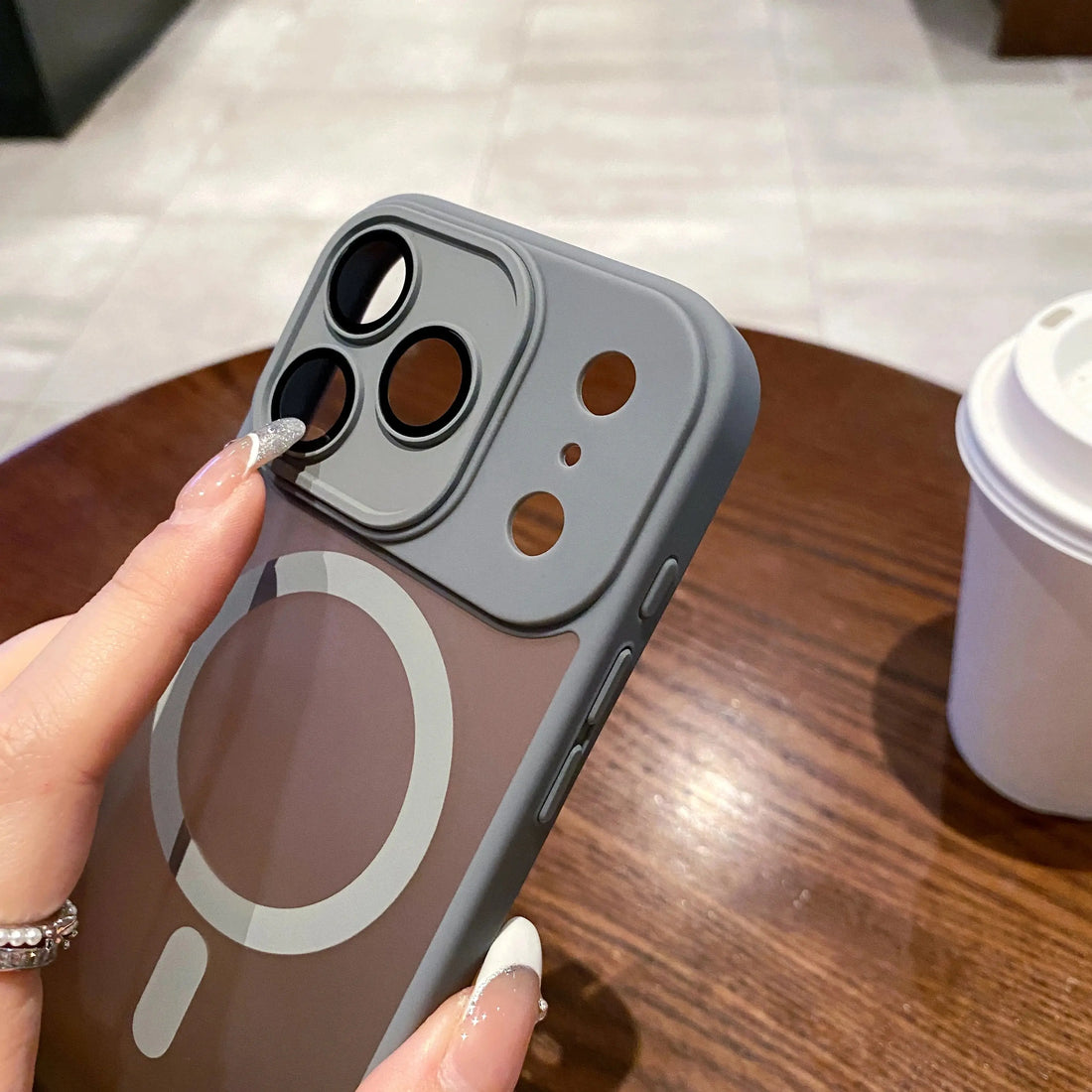 Luxury Matte Magnetic Wireless Charge Case For iPhone 17 Pro Max 17 Air 17 Pro 17 Lens Glass Film Clear Hard Bumper Back Cover Halalzen UK