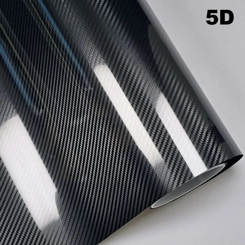 Carbon Fiber Vinyl Car Body Wrap Matte Accessories Glossy Black Sticker 3D 4D 5D 6D Auto Foil Cover Motorcycle Decoration Film Halalzen UK