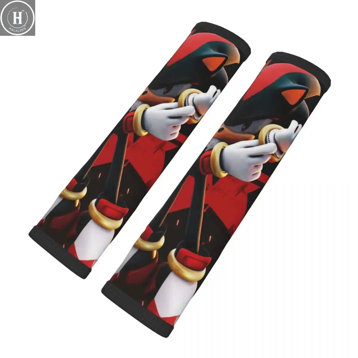 Shadow The Hedgehog Soft Auto Seat Belt Cover for a More Comfortable Driving 2 PCS Seatbelt Shoulder Pad For Cars HALALZEN
