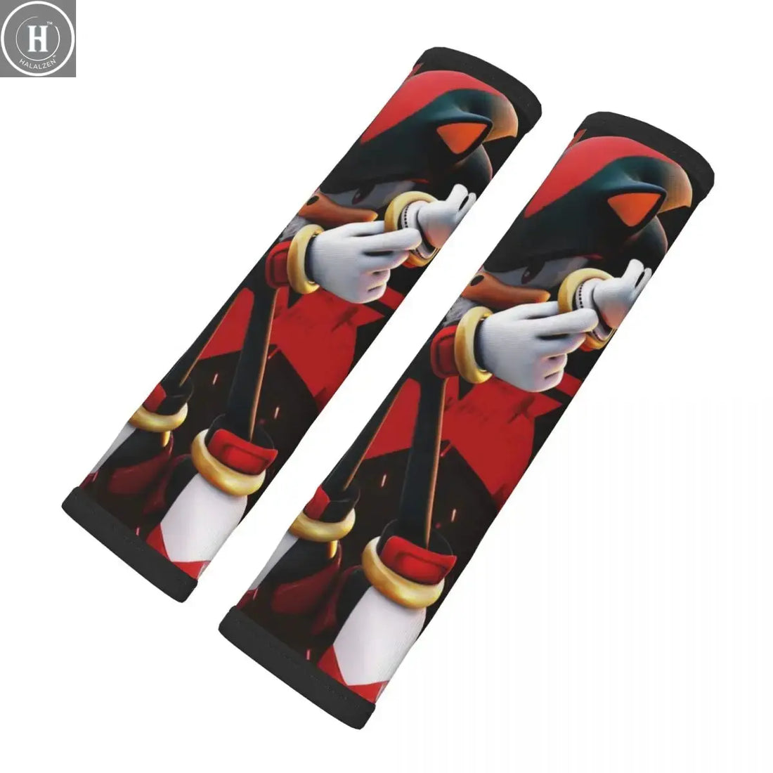 Shadow The Hedgehog Soft Auto Seat Belt Cover for a More Comfortable Driving 2 PCS Seatbelt Shoulder Pad For Cars HALALZEN