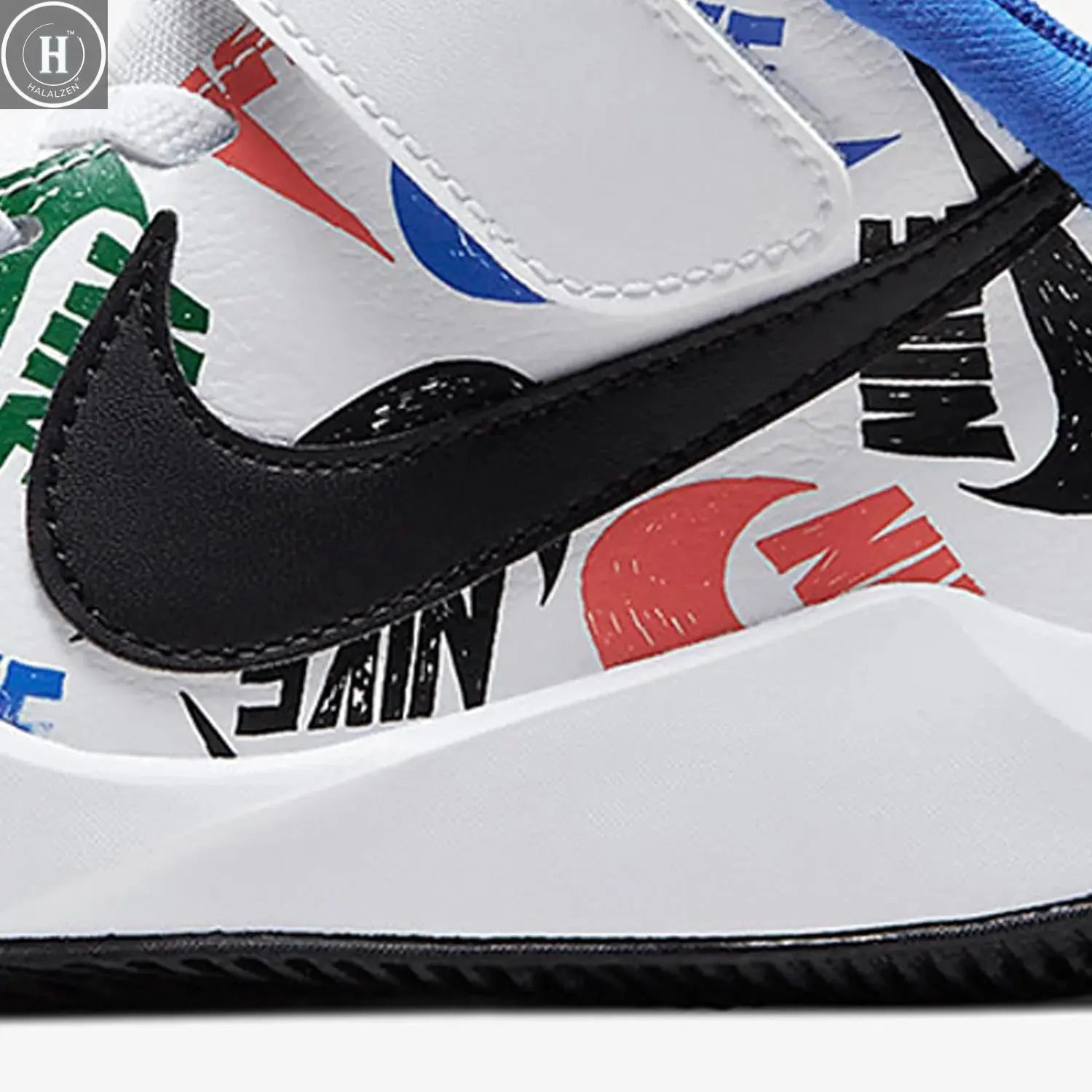 Nike genuine Team Hustle D 9 children's sports basketball shoes CW5816-100 HALALZEN