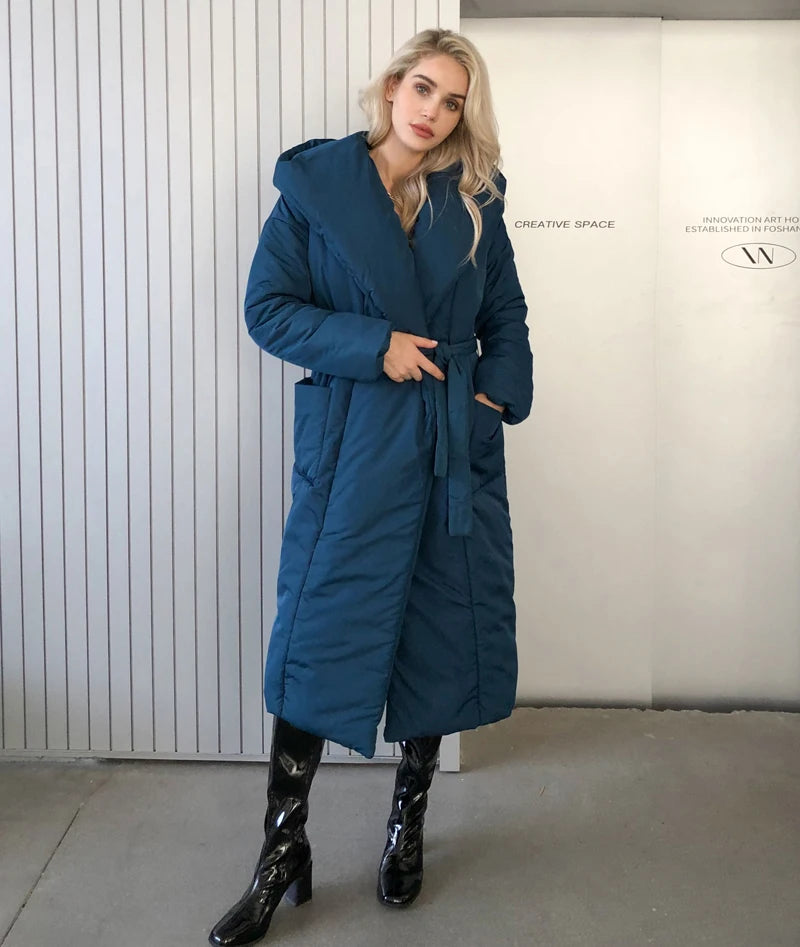 2024 Women Winter Jacket coat Stylish Thick Warm fluff Long Parka Female  water proof outerware coat New Hot