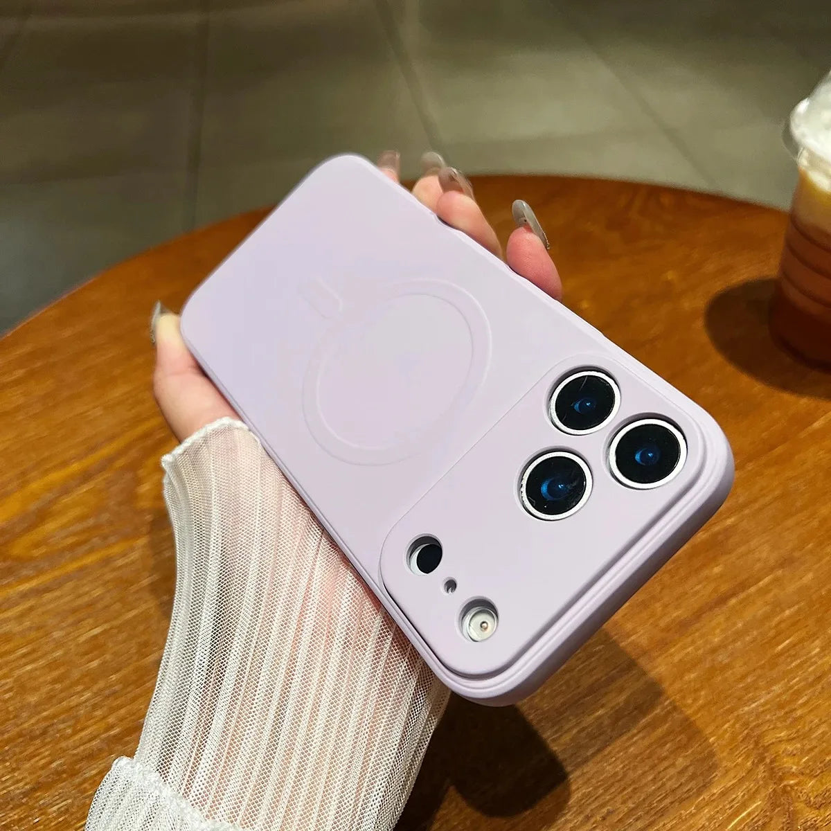 for iPhone 17 Pro Max 17 Air Case Magnetic Cover Mag-safe Liquid Silicone Lining All-round Camera ProtectPlease note phone model