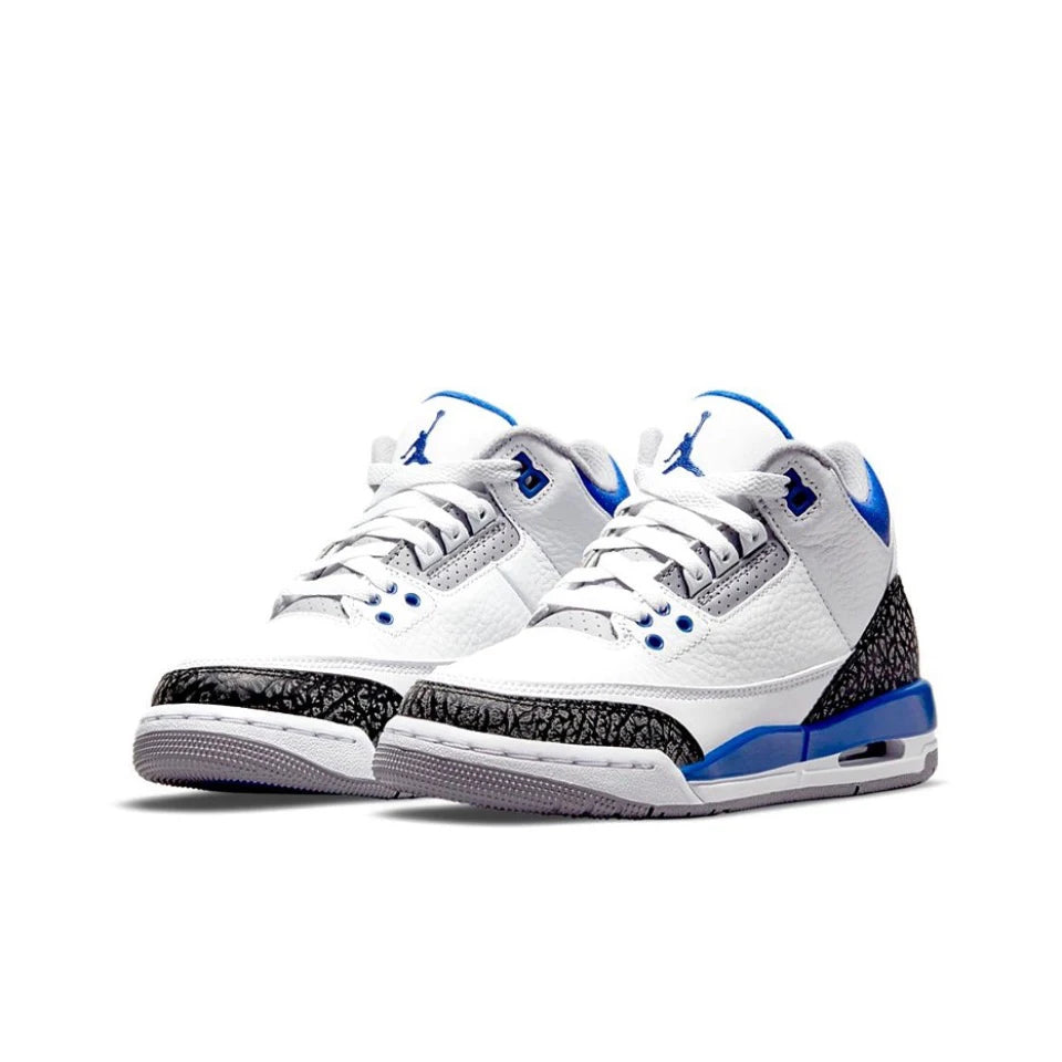 Original Air Jordan 3 “White Cement" GS Size For Women Classic Casual Retro Basketball Sneakers