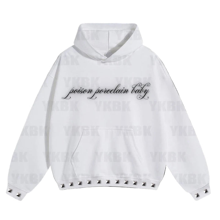 Y2K  Autumn Winter New Minimalist design Retro Fashion Men Women Sportswear Print Letter Hoodie Street Goth Loose Couple Casual