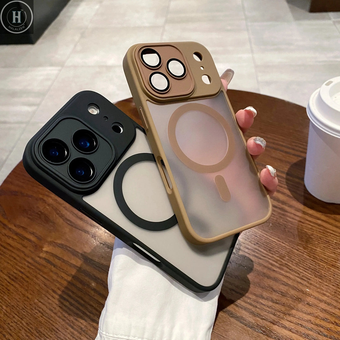 Luxury Matte Magnetic Wireless Charge Case For iPhone 17 Pro Max 17 Air 17 Pro 17 Lens Glass Film Clear Hard Bumper Back Cover Halalzen UK