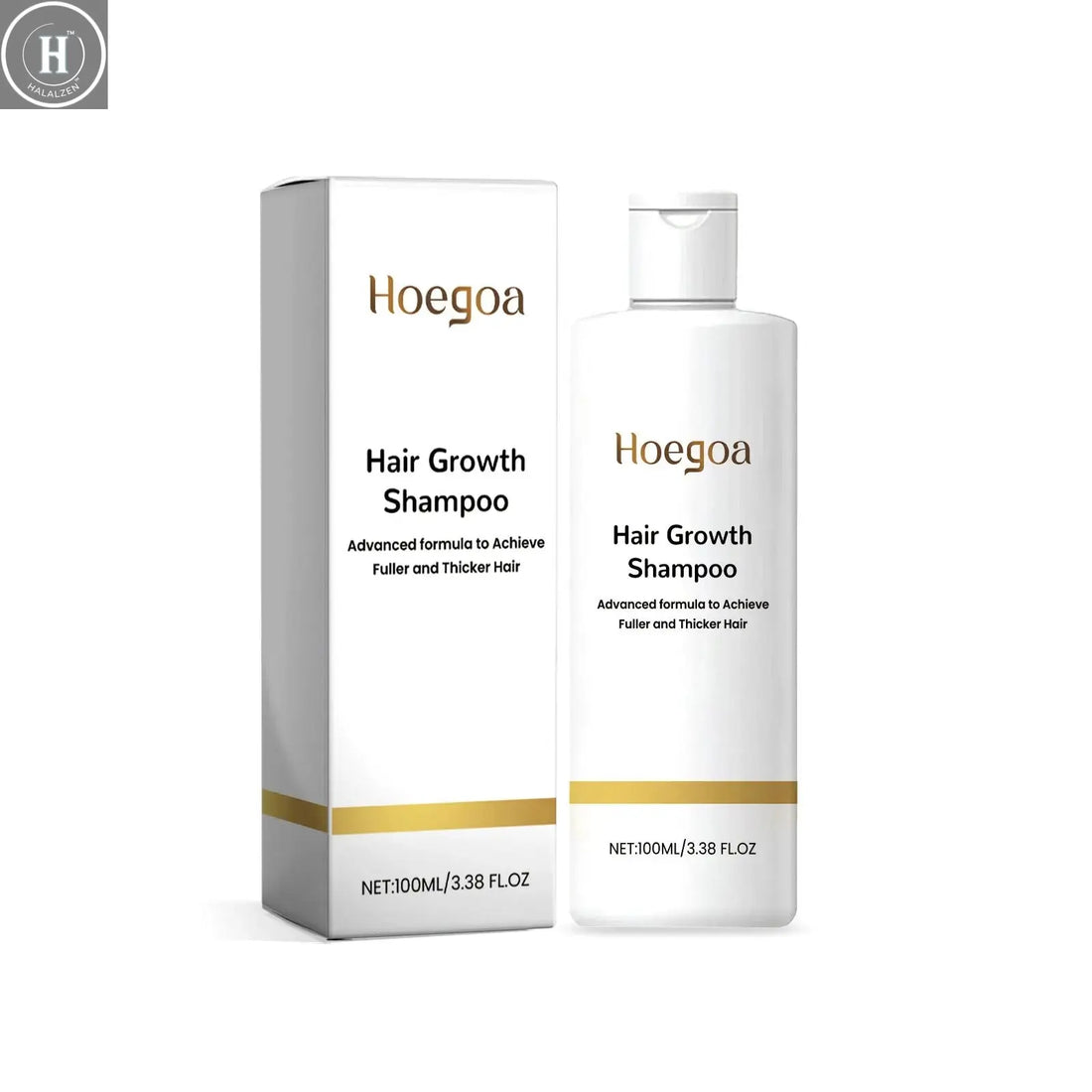 Hair Growth Shampoo Strengthening Hair Roots Oil Control Anti Dandruff Scalp Cleaning Rice Water Moisturizing Nourishing Shampoo HALALZEN