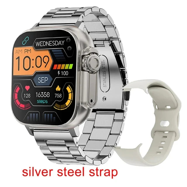 2025 T900 Ultra 2 Smart Watch Men 49mm Series 8 2.3 "AMOLED Screen NFC Compass Waterproof For Apple Watch IWO Ultra 8 Smartwatc