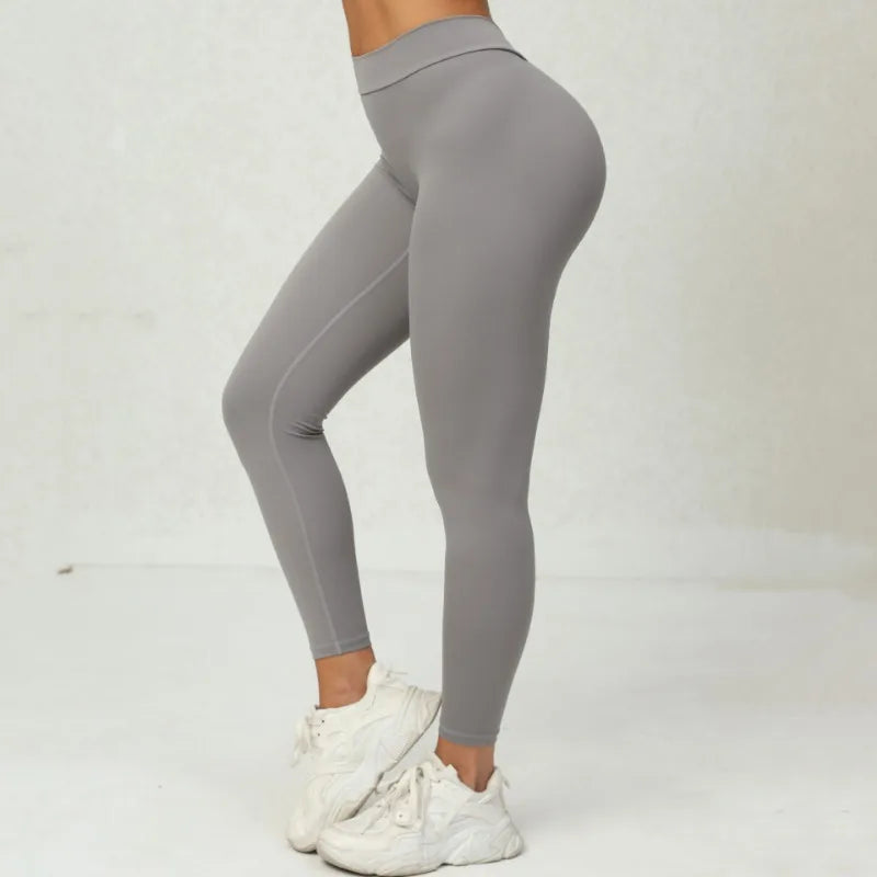 Sexy Scrunch Leggings Push Up Tights 2023 Woman Back V-Waist Gym Sport Women Fitness Legging Butt Lift Yoga Pants