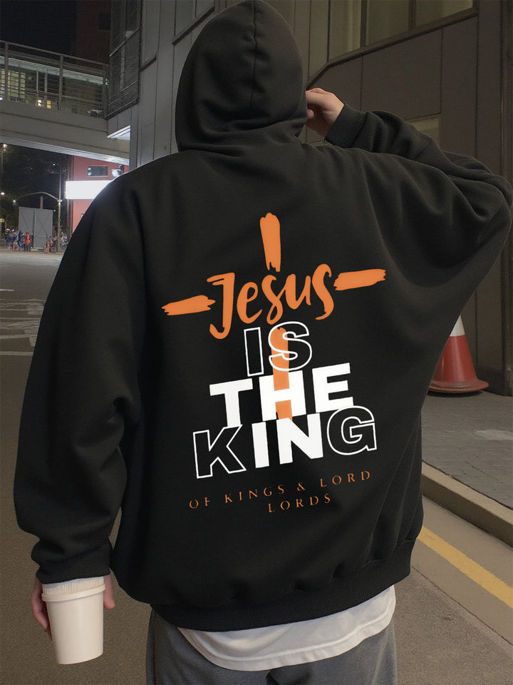 Hoodies for Men, Streetwear, Religious Themed Graphic Design, Men's Hoodies for Wearing in Spring, Autumn, and Winter Sweatshirts