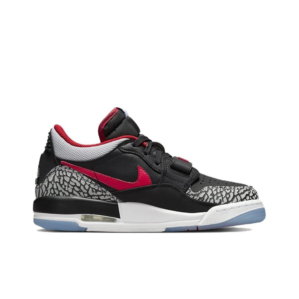 Original Air Jordan Legacy 312 Low 'White Cement' GS Size For Women Retro Classic Casual Street Basketball Shoes