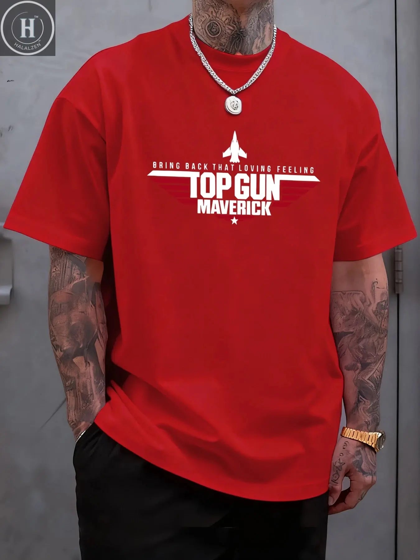 Top Gun Maverick Printing T Shirts Man Cotton Fashion T-Shirt Unisex Casual Oversize Clothes Soft Summer Trendy Street Tops HALALZEN
