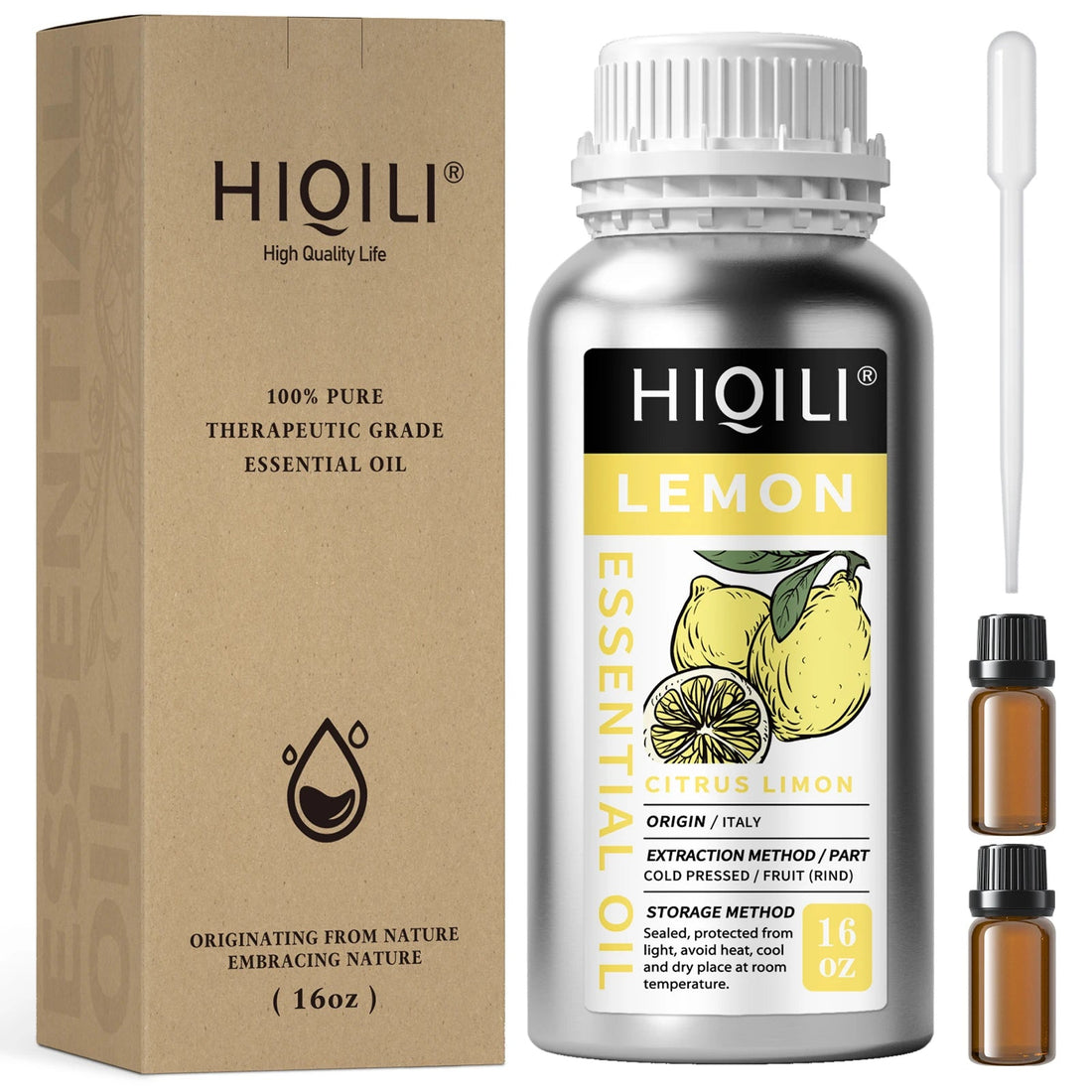 HIQILI 500mL Essential Oil, Cinnamon Peppermint Rosemary Vanilla Lavender Oil for DIY Candle& Soap Aomatherapy Diffuser Massage HALALZEN