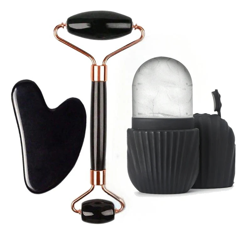 Ice Face Roller &amp; Gua Sha Facial Massage Tool