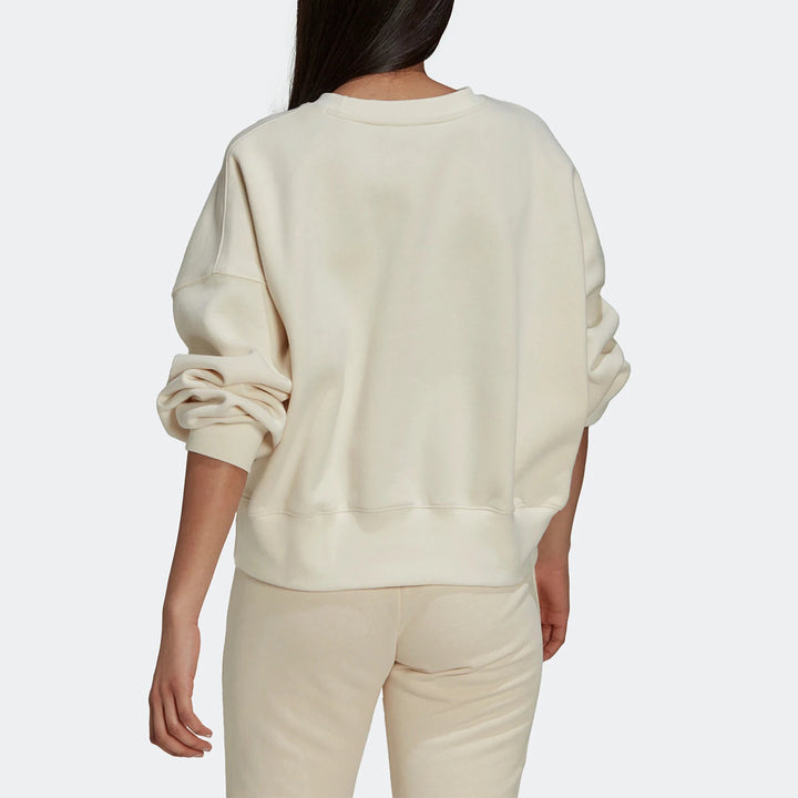 Adidas Official Authentic Women's Round Neck Logo Print Sportswear Hoodie H40022