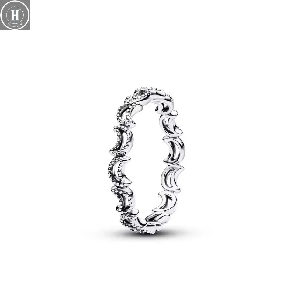 2026 Bestseller 925 Silver, Heart-Shaped Butterfly Ring, Sizes 6, 7, 8, 9, Perfect for European Women's Exquisite Charm Jewelry HALALZEN