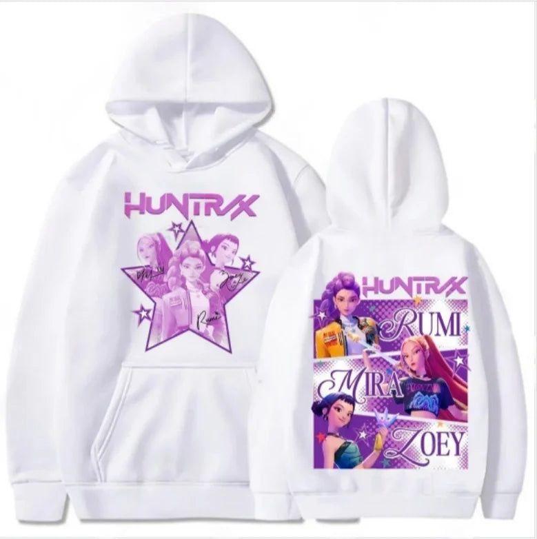 Kpop Demon Hunter Hoodie Streetwear Fashion Hooded Sweatshirt Universal for Men and Women