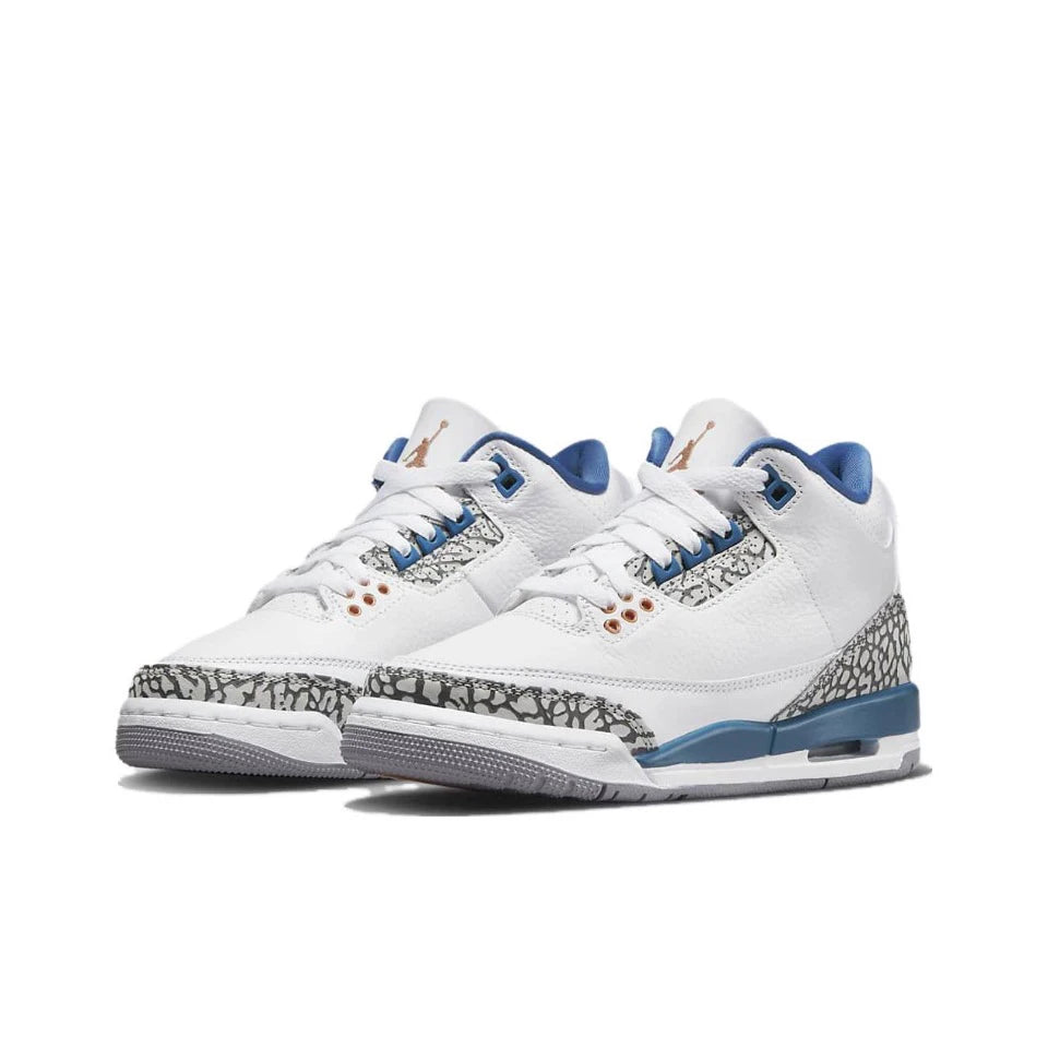 Original Air Jordan 3 “White Cement" GS Size For Women Classic Casual Retro Basketball Sneakers