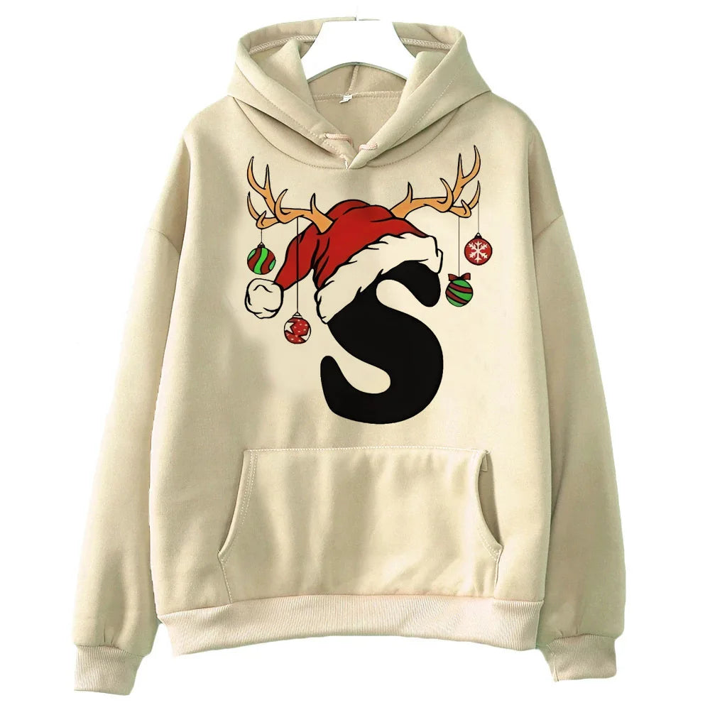 Christmas hoodie Y2K anime soft fabric winter female tracksuits comfortable printed design pattern