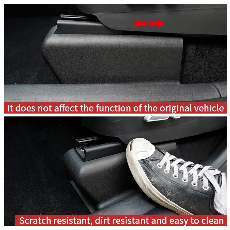 for Tesla y Seat Bottom Wheel Anti-kick Protection Suitable for Tesla Model Y Car Accessories 2020-2023 Interior Modification