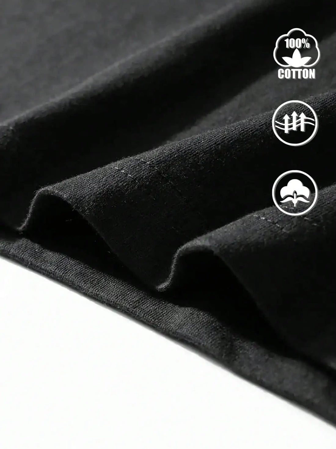 Stay Positive Shark Lovers Graphic T-Shirt Black Short Sleeve Cotton Motivational Ocean Wildlife Design for Men