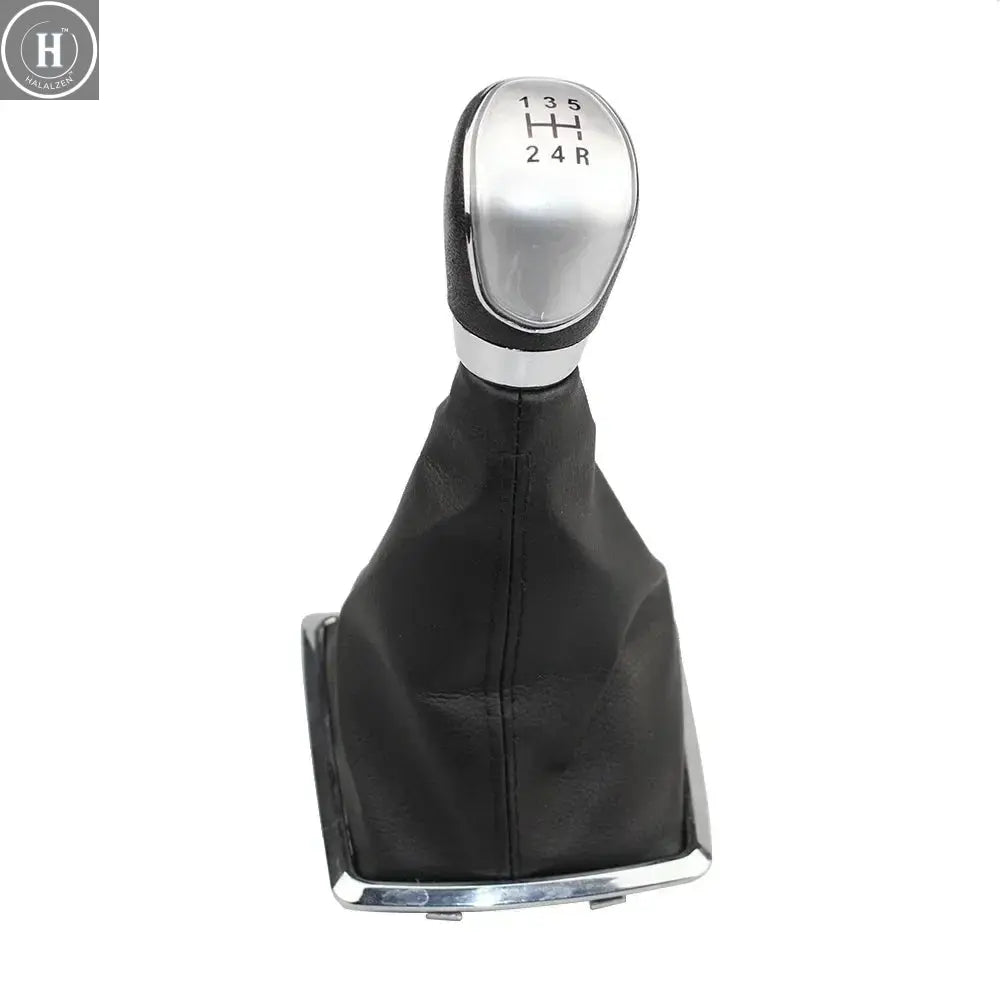 5/6 Speed Gear Shift Knob for Ford Focus 2 MK2 2005 2006 2007 2008 2009 2010 2012 2011 Lever HandBall Gaiter Boot Leather Cover HALALZEN