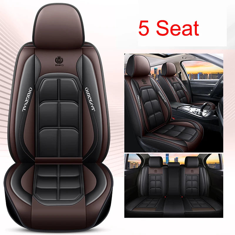 Universal Pu Leather Car Seat Cover for Most Car Models Auto Accessories Interior Details