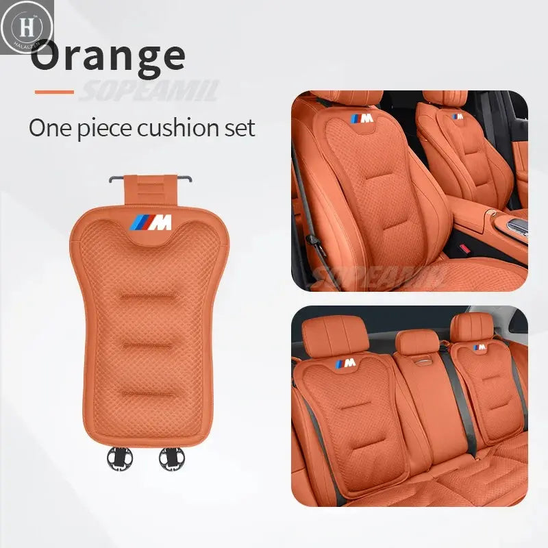 Car Seat Cushion Cover Breathable Ice Silk Seat Protector Pad BMW M M2 M3 M4 X1 X3 X5 X7 E39 E46 E60 E90 F10 F15 F20 F30 G20 G30 HALALZEN