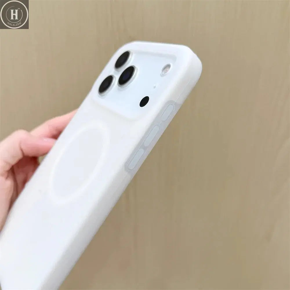 Luxury Jelly Liquid Silicone Magnetic For Magsafe Case For iPhone 17 Air 16 15 14 13 12 Pro Max Plus Shockproof Matte Soft Cover Halalzen UK
