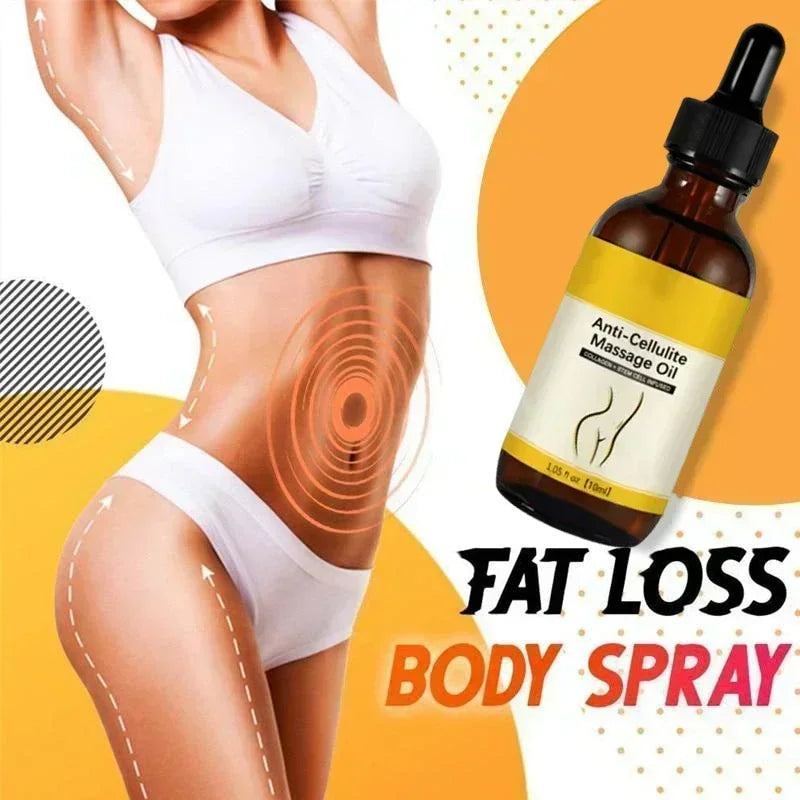 Fat Burning Fast Slimming Massage Oil  Belly Thigh Lose Weight Slim Down Natural Plant Beauty Health Extracted Essential Oils HALALZEN