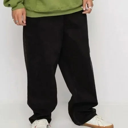 Polar big boy jeans black skateboarding denim pants y2k casual streetwear loose mens baggy jeans harajuku men clothing