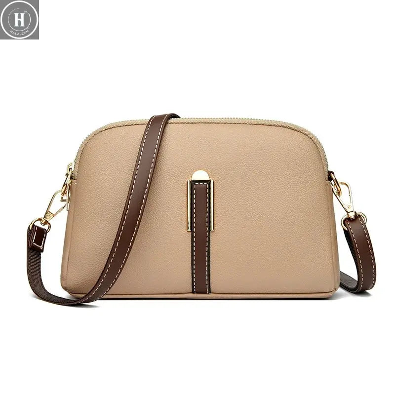 100% Genuine Leather Shoulder bag Women Handbag Designer Cowhide Flap Bag Luxury Women's Messenger Bags Crossbody Bags For Women HALALZEN