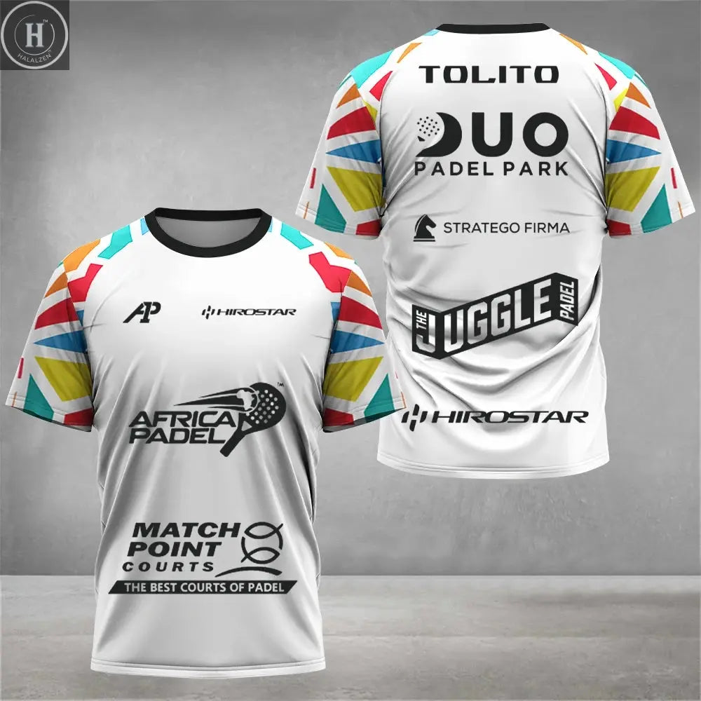 2025 Summer New Men's Tennis Training Clothes Breathable Tennis Short-sleeved Tops Quick-drying Fitness T-shirt Men's Clothing HALALZEN