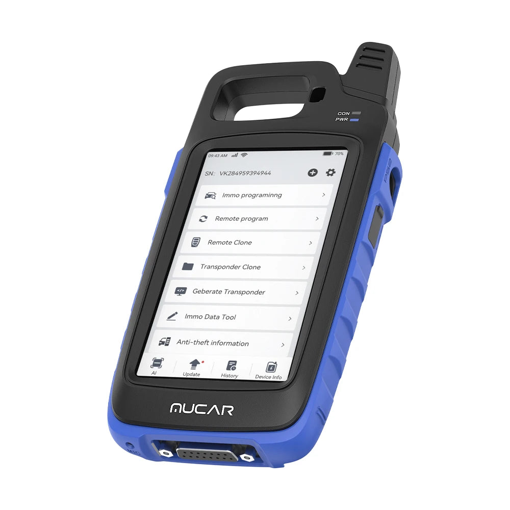 MUCAR KEY581 Universal Key Generator Kit Key Fob Programmer Immobilizer Tool Key Creation IMMO Learning Chip Read Write Cloning