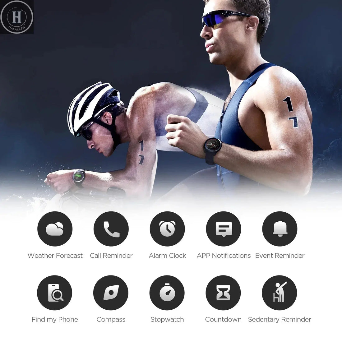 Amazfit Stratos 3 Smartwatch For Men with GPS Bluetooth and 5ATM Waterproof Displays Demonstration Machine with box HALALZEN