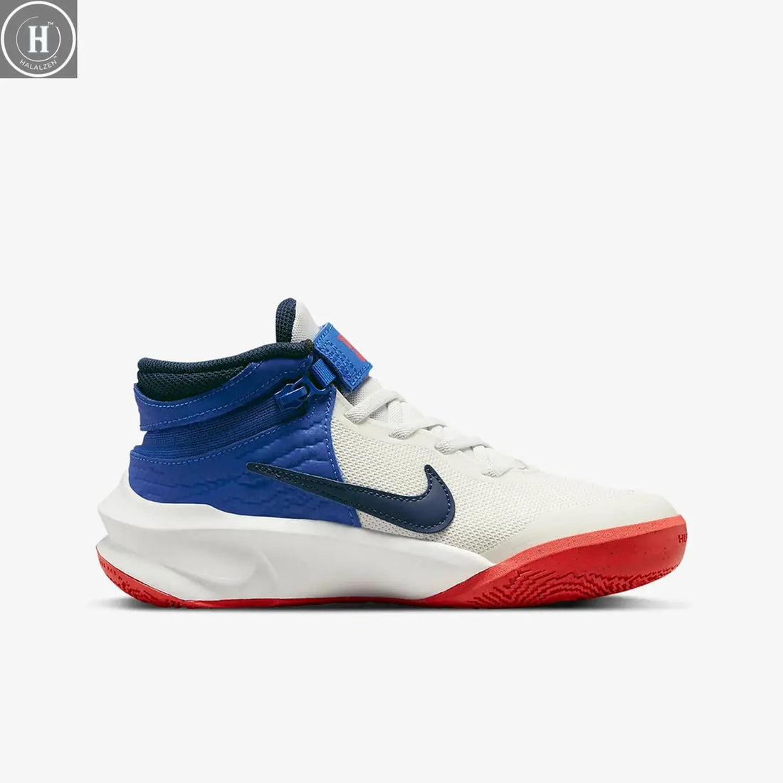 Nike genuine (GS) women's and children's sports shock-absorbing Velcro basketball shoes DD7303-103 HALALZEN