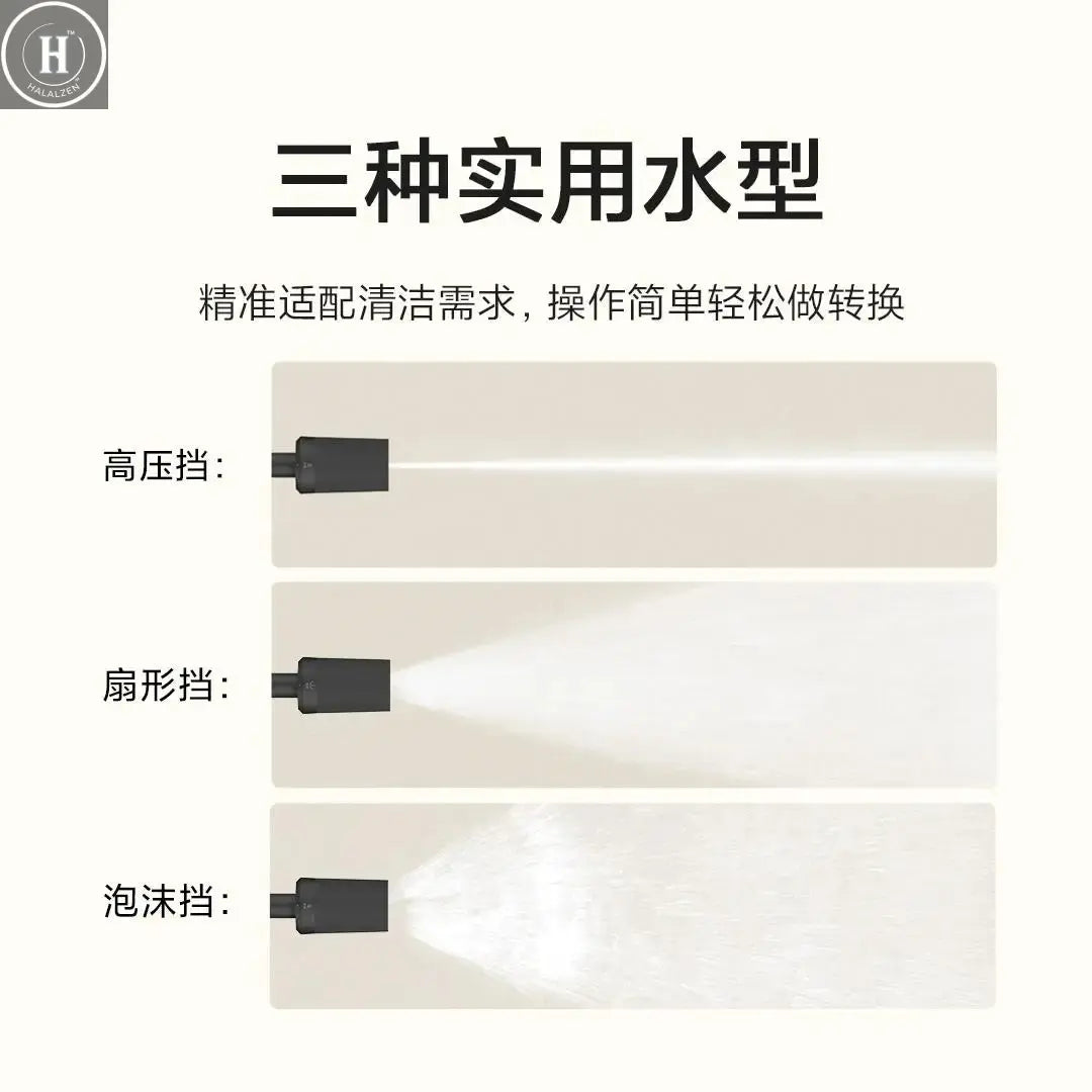 2024 Original Mijia Wireless Car Washer 2 160L/h Large Water Volum Efficient Flushing High Pressure Wireless cleaning HALALZEN