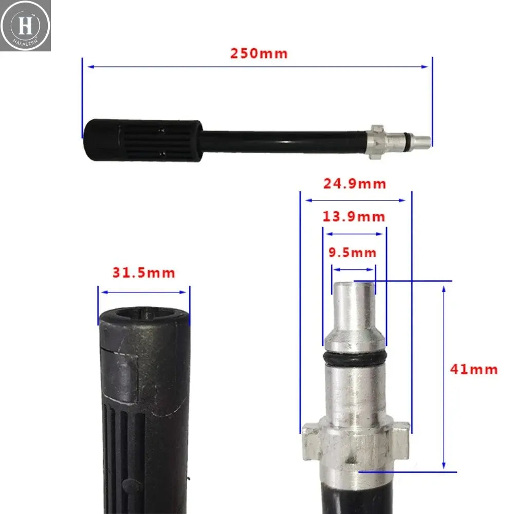 High pressure washer Water gun Car wash water gun Household water gun adjustable 8m water pipe set M14 HALALZEN