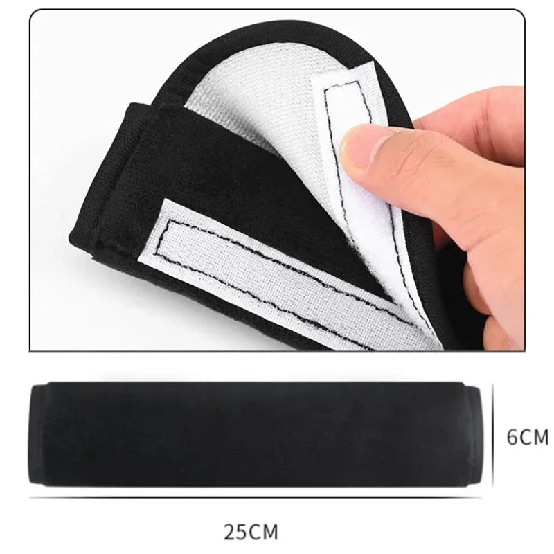 2PCS Universal Car Safety Belt Cover Adjustable Seat Belt Cover Shoulder Strap Cover Car Shoulder Protector Pad Auto Accessories