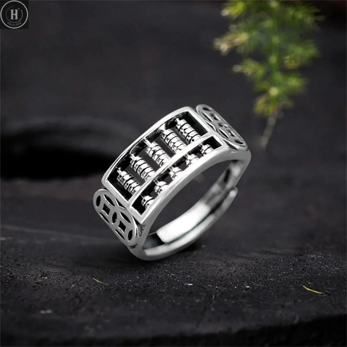 Chinese Style Vintage Copper Coin Opening Ring For Men Women Unisex Feng Shui Pixiu Rings Amulet Wealth Lucky Jewelry Best Gift HALALZEN