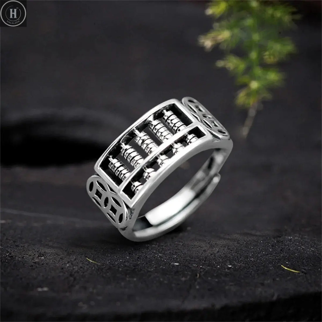 Chinese Style Vintage Copper Coin Opening Ring For Men Women Unisex Feng Shui Pixiu Rings Amulet Wealth Lucky Jewelry Best Gift HALALZEN