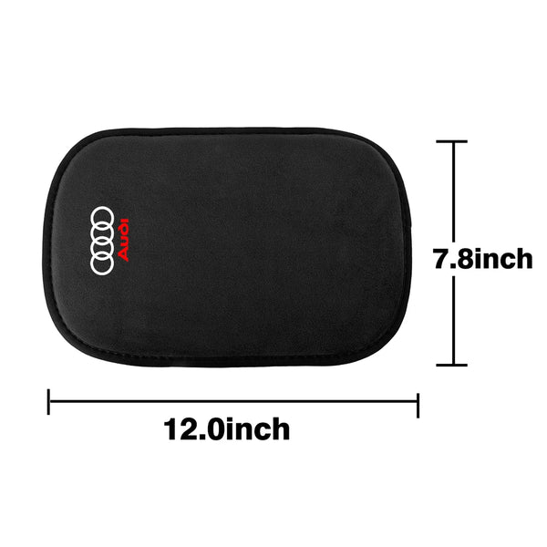 Car Accessories Suede Leather Armrest Mat Arm Rest Protection Cushion Auto Armrests For Audi Sline TT A1 A2 A3 A4 A5 A6 A7 A8 8P