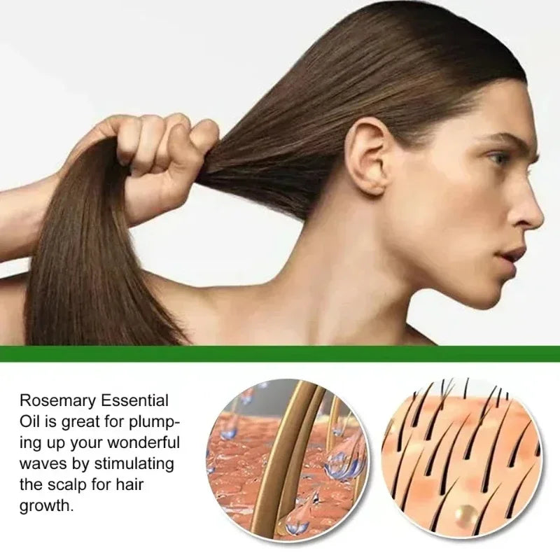 Hair Growth Oil Rapid Growth, Hereditary & Postpartum Loss Solution, Seborrheic Relief, Hair Repair Products with Ball Bearings